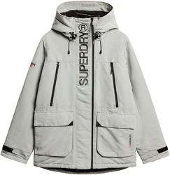 Superdry Outdoorjacke HOOD ULTIMATE WINDBREAKER Grau/Hellgrau/Beige