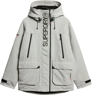 Superdry Outdoorjacke HOOD ULTIMATE WINDBREAKER Grau/Hellgrau/Beige