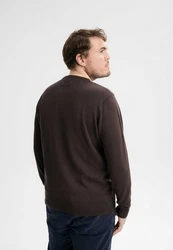 MELAWEAR Pullover HIMAL Dunkelbraun/Dunkelrot/Braun