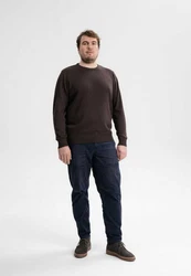 MELAWEAR Pullover HIMAL Dunkelbraun/Dunkelrot/Braun