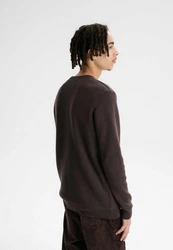 MELAWEAR Pullover MANAV Dunkelbraun/Dunkelrot/Khaki