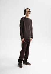 MELAWEAR Pullover MANAV Dunkelbraun/Dunkelrot/Khaki