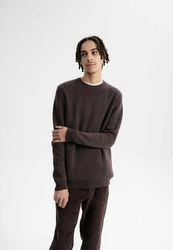 MELAWEAR Pullover MANAV Dunkelbraun/Dunkelrot/Khaki