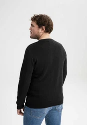 MELAWEAR Pullover MANAV Schwarz/Rot