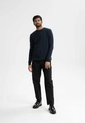 MELAWEAR Pullover MANAV Beige/Dunkelblau/Hellblau/Schwarz/Rot