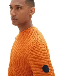 Strickpullover Strickpullover mit Struktur