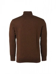 NO EXCESS Strickpullover Rollneck 2 Coloured Melange 2 Farben Melange