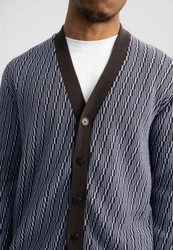 MELA Cardigan Style JAAPAK Hellblau/Dunkelblau/Grau