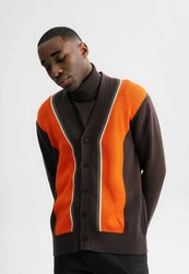 MELA Cardigan Style JAAPAK Orange/Schwarz