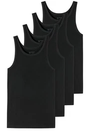 Unterhemd 4er-Pack - 95/5 - Organic Cotton (Spar-Set) Unterhemd / Tanktop - Baumwolle - Tiefer Rundhalsausschnitt