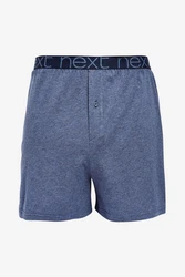 Next Loose-Fit Boxershorts aus Baumwolle (4-St) Blau/Dunkelblau/Grau