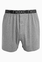 Next Loose-Fit Boxershorts aus Baumwolle (4-St) Dunkelgrau/Schwarz/Grau