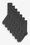Next Kurzsocken Herrensocken 7er-Pack Dunkelgrau/Grau/Schwarz