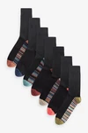 Next Kurzsocken Herrensocken 7er-Pack Schwarz/Mischfarben