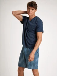 CALIDA Shorty Relax Streamline Herren Dunkelblau/Blau