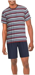 Shorty Herren Pyjama kurz (2 tlg) Baumwolle