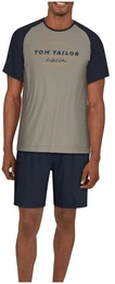 Schlafanzug Herren Pyjama kurz (2 tlg) Baumwolle