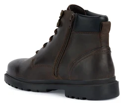 Geox Schnürboots U ANDALO A Worker Boots Braun/Dunkelbraun/Dunkelgrün