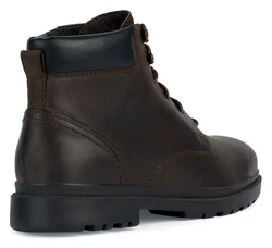 Geox Schnürboots U ANDALO A Worker Boots Braun/Dunkelbraun/Dunkelgrün