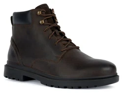 Geox Schnürboots U ANDALO A Worker Boots Braun/Dunkelbraun/Dunkelgrün