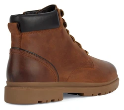 Geox Schnürboots U ANDALO A Worker Boots Braun/Beige