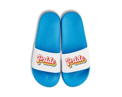 Youth Designz Pride Unisex Badelatschen Flip Flops Badeschuh Weiß/Blau/Creme