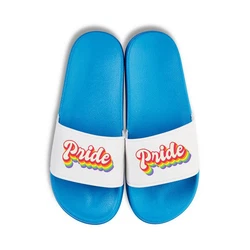 Youth Designz Pride Unisex Badelatschen Flip Flops Badeschuh Weiß/Blau/Creme