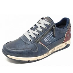 MUSTANG Low Sneaker Blau/Dunkelblau/Hellblau/Grau