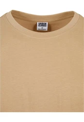 Urban Classics Herren Long Shaped Turnup Tee T Shirt Khaki/Beige/Braun