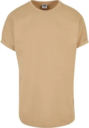 T-Shirt Herren Long Shaped Turnup Tee (1-tlg)