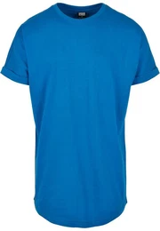 T-Shirt Herren Long Shaped Turnup Tee (1-tlg)