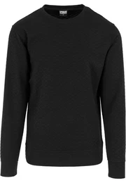 Rundhalspullover Herren Diamond Quilt Crewneck (1-tlg)
