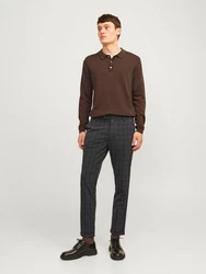 JACK & JONES Hose 'Marco Connor' Dunkelgrau/Khaki/Grau/Grün/Dunkelgrün