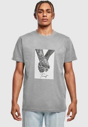 Mister Tee Trust 2.0 Tee Grau/Beige/Orange