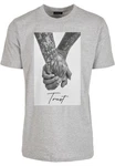 Mister Tee Trust 2.0 Tee Grau/Beige/Orange