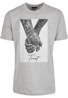 Mister Tee Trust 2.0 Tee Grau/Beige/Orange Mister Tee Trust 2.0 Tee Grau/Beige/Orange