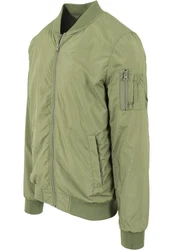 Urban Classics TB1258 Light Bomber Bomberjacke Dunkelgrün/Khaki/Grün