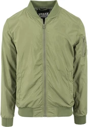 Urban Classics TB1258 Light Bomber Bomberjacke Dunkelgrün/Khaki/Grün