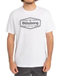 Billabong T-Shirt Trademark Creme/Weiß/Beige/Blau/Hellblau