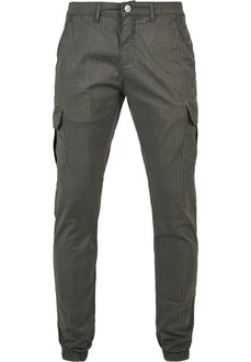 URBAN CLASSICS Cargohose AOP Glencheck Cargo Jog Pants (1-tlg) 