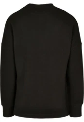 Urban Classics Rundhalspullover Cut On Sleeve Naps Interlock Crew Dunkelbraun/Schwarz/Khaki/Dunkelgrün/Braun/Dunkelgrau/Grau