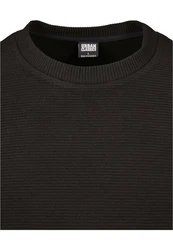 Urban Classics Rundhalspullover Cut On Sleeve Naps Interlock Crew Dunkelbraun/Schwarz/Khaki/Dunkelgrün/Braun/Dunkelgrau/Grau