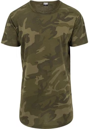 Kurzarmshirt Herren Camo Shaped Long Tee (1-tlg)