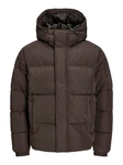 JACK & JONES Jacke 'JJEBradley' Dunkelbraun/Grau/Braun/Dunkelgrün/Khaki