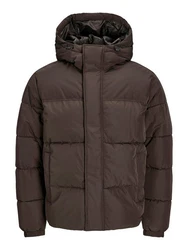JACK & JONES Jacke 'JJEBradley' Dunkelbraun/Grau/Braun/Dunkelgrün/Khaki
