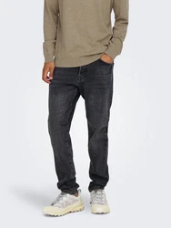 ONLY & SONS Relax-fit-Jeans ONSYOKE TAPERED WB 7850 Dunkelgrau/Hellgrau/Grau