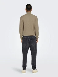 ONLY & SONS Relax-fit-Jeans ONSYOKE TAPERED WB 7850 Dunkelgrau/Hellgrau/Grau