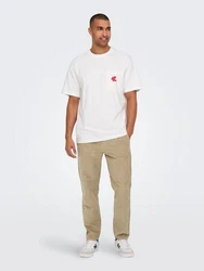 ONLY & SONS Hose TAP CORDUROY 0185 PANT NOOS beige