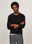 TOMMY HILFIGER Pullover 'ESSENTIAL' schwarz