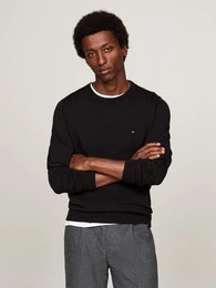 Rundhalspullover ESSENTIAL COTTON CREW NECK
